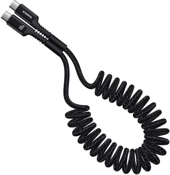 Kabllo Baseus Fish-Eye USB C në USB C, 1 m, 100 W, E zezë