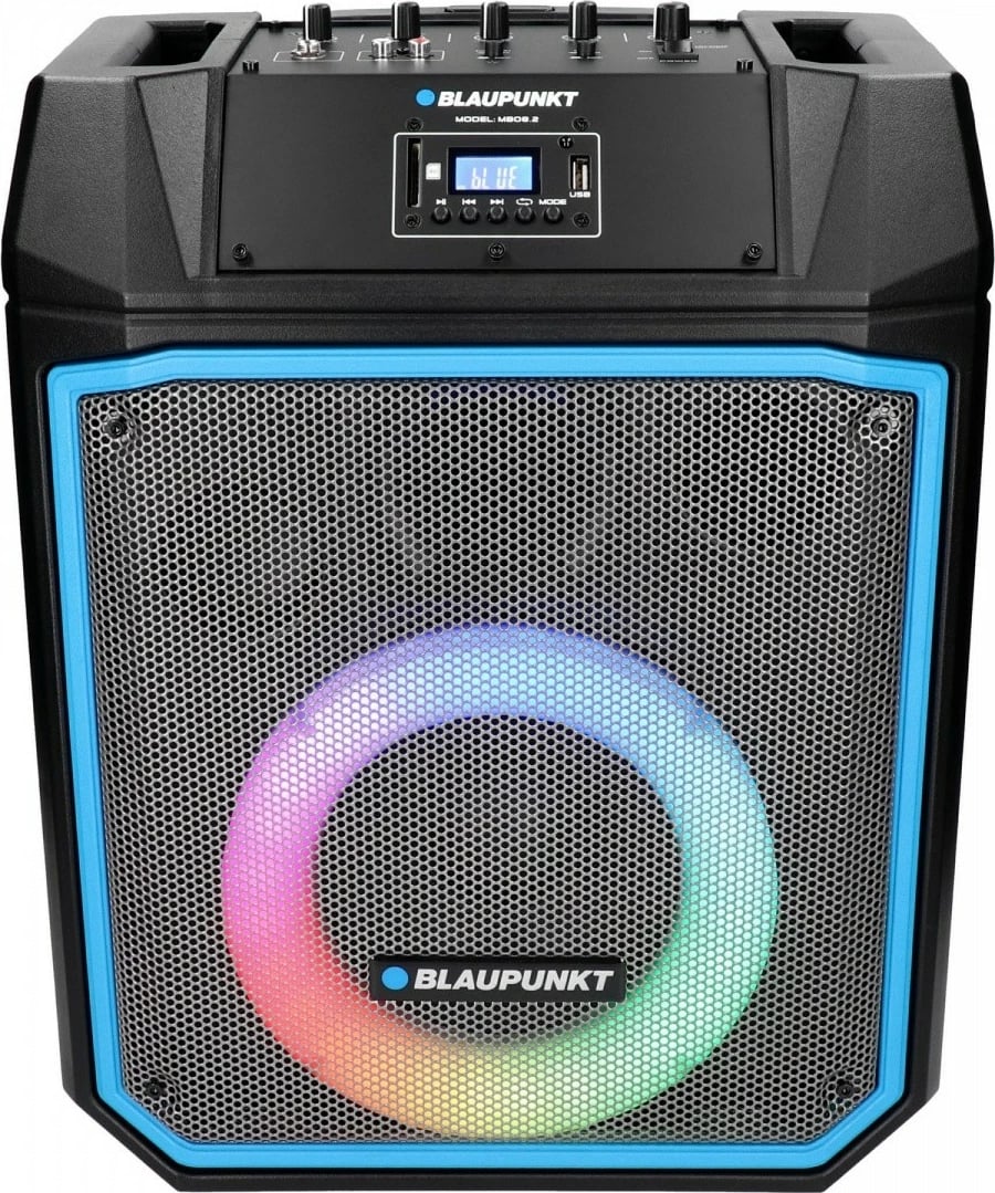 Sistem audio Blaupunkt MB08.2 me Bluetooth, Karaoke, LED, 600W, i zi, me mikrofon