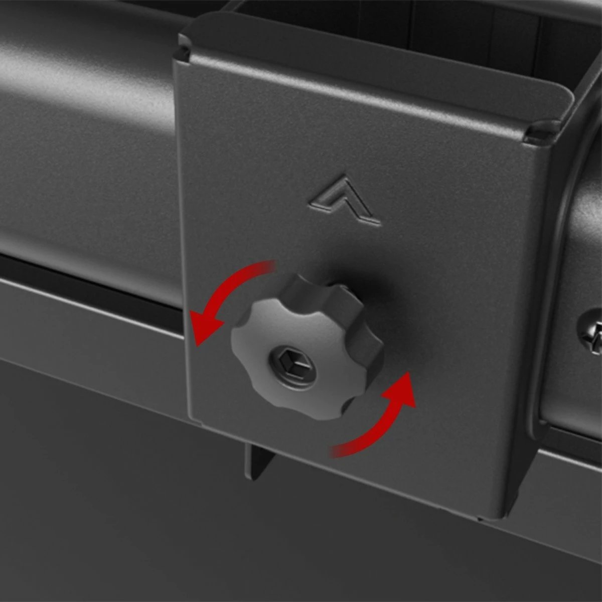 Mbajtëse tavani për dy TV Maclean MC-111 B, çelik, e zezë