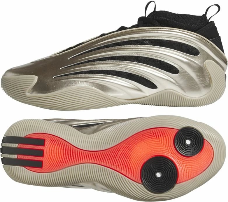Atlete basketbolli adidas për meshkuj, të hirtë