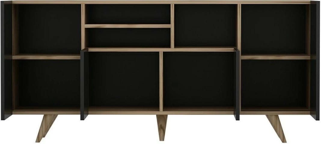 Konsol Skye Decor, ngjyrë arrë dhe e zezë, Sansa