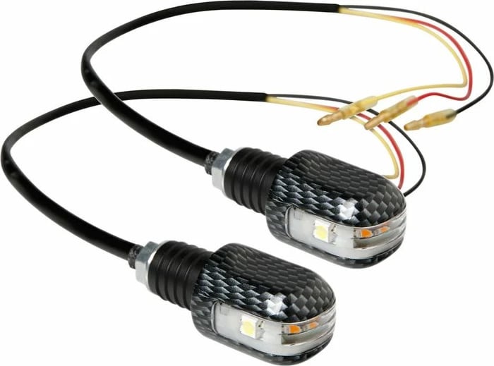Lampa Led Motorri Carbon 12v