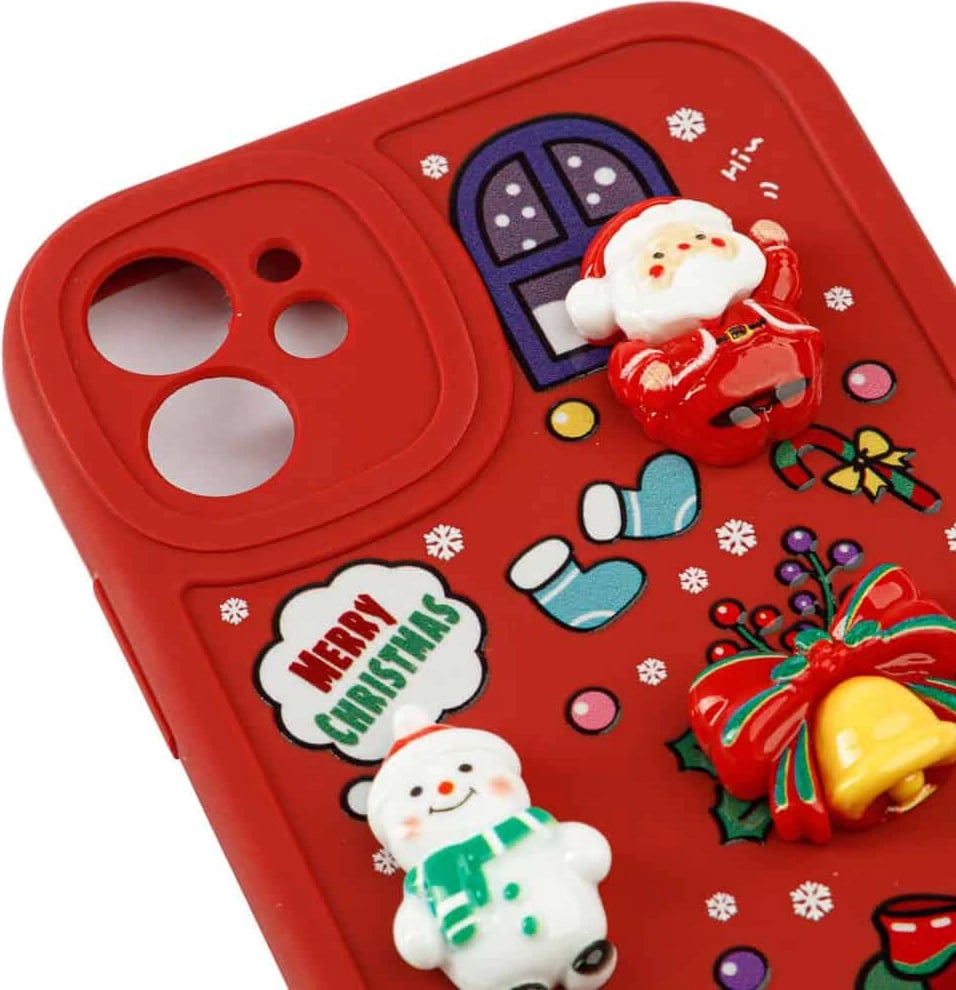 Fotroll për telefon TECH TIME Christmas Edition Cherry Red (IP15)