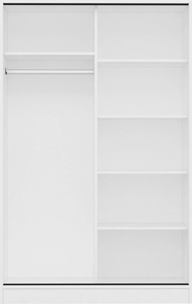 Dollap Skye Decor, ngjyrë e bardhë dhe antracit, 2308