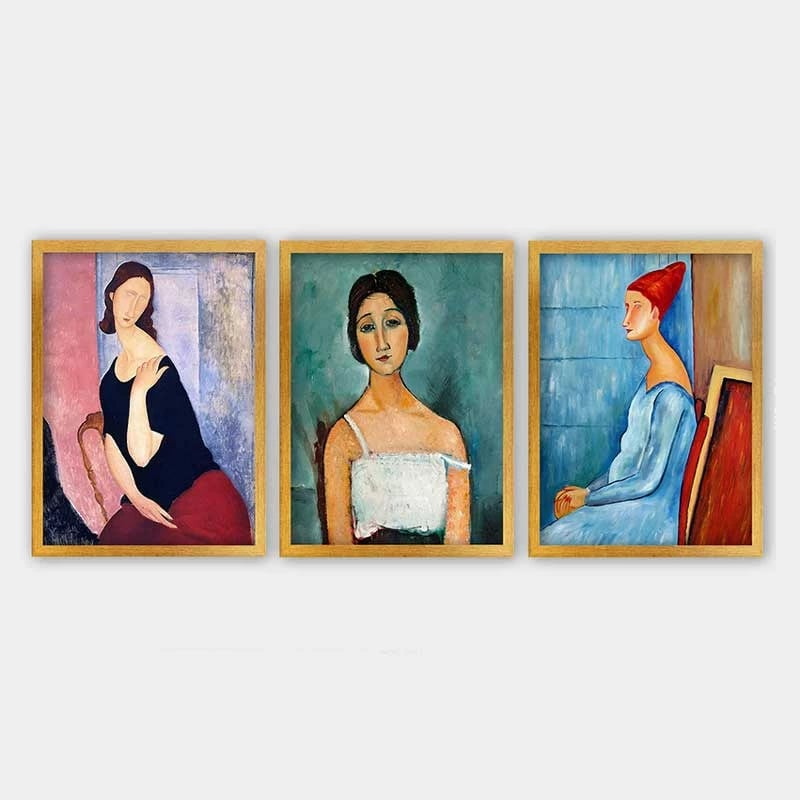 Pikturë dekorative me kornizë (3 copë), Wallity, 3AC_UN852364_3545
