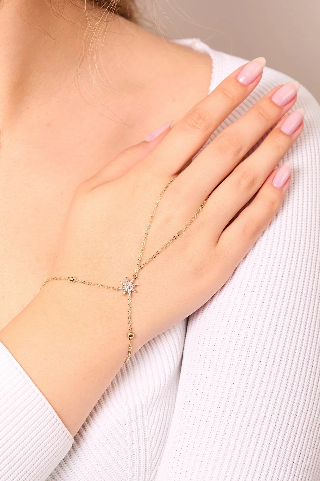 Zinxhir metali Elika, ngjyrë ari, CSHM9954