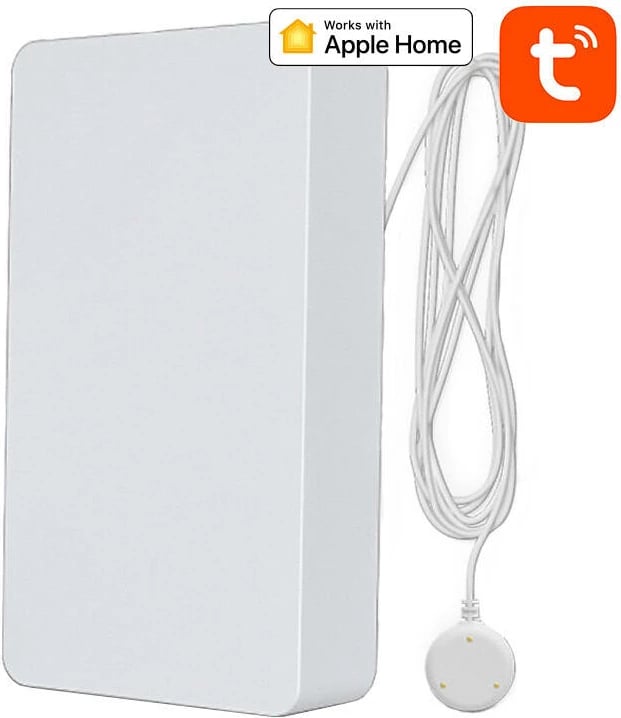 Sensor uji i mençur Neo NAS-WS05BH, ZigBee, për HomeKit/Tuya, i bardhë