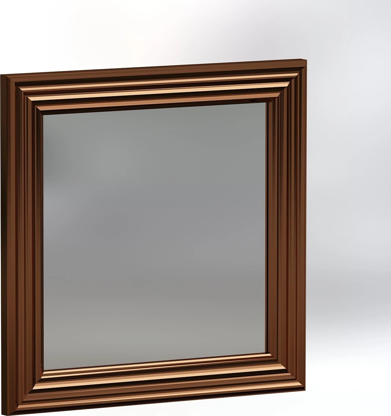 Set pasqyrash (2 copë), kornizë bronzi, Hanah Home, Bale