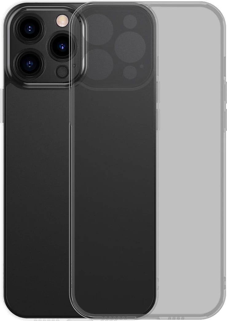 Mbështjellës Baseus Frosted Glass Case për iPhone 13 Pro, ARWS001001, zi