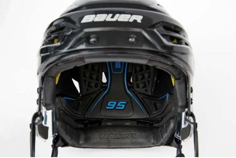 Helmetë hokeji për meshkuj Bauer, e zezë