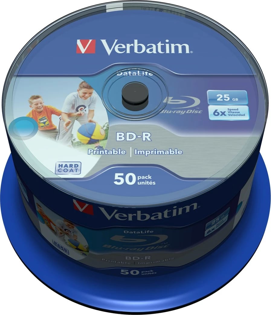 Disk Blu-Ray Verbatim 43812 BD-R 25 GB 50 copë