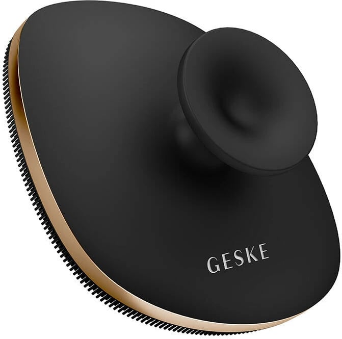 Brushë trupi Geske 4-në-1, silikoni, gri