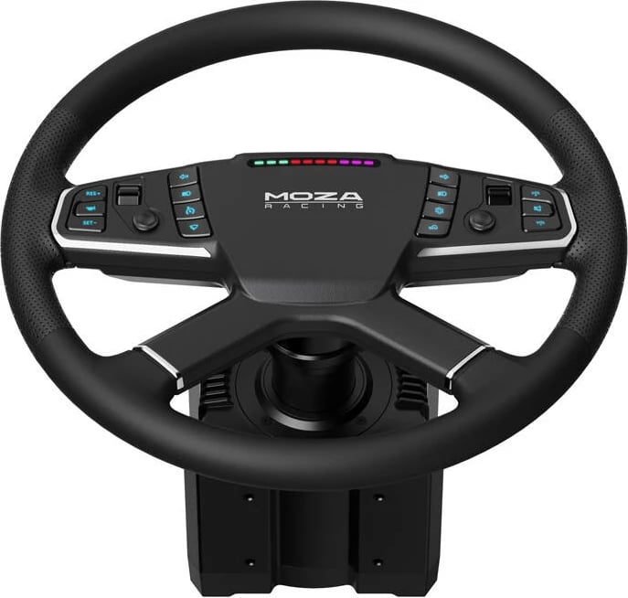 Timon kamioni Moza Racing TSW RS060 për PC, 400mm, alumini, me LED RGB