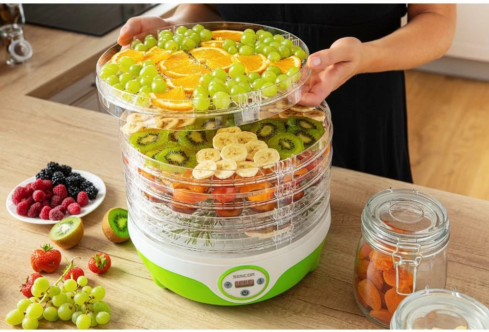 Tharëse ushqimi Sencor SFD 851GR, e bardhë / gjelbërt
