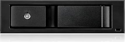 Kasë ICY BOX IB-158SK-B, 3.5" SATA, 5.25" bay, alumini, e zezë