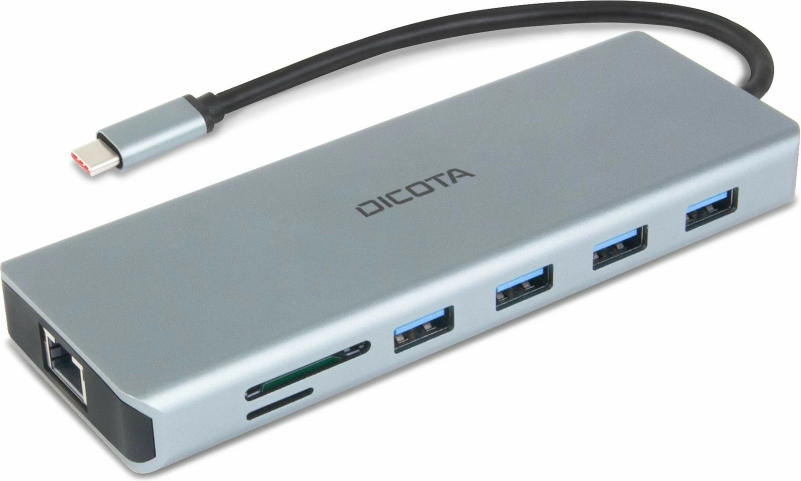 Docking station DICOTA D32065, USB 3.2 Gen 1, HDMI, DisplayPort, Silver