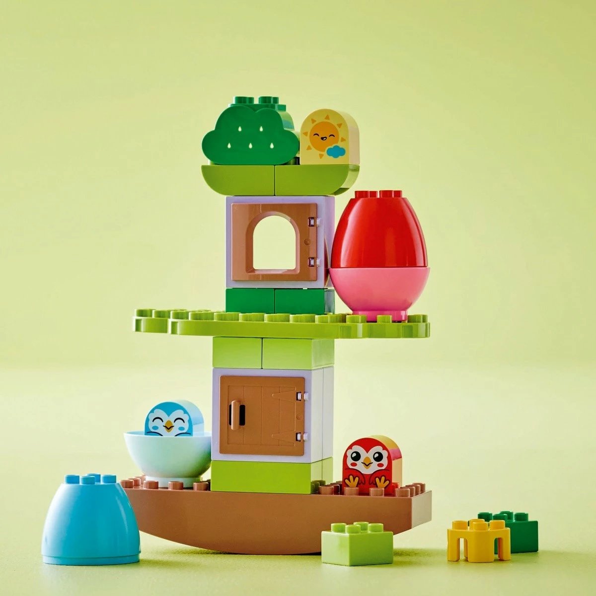 Set lodrash LEGO DUPLO 10440 Balancing Tree, 27 pjesë, shumëngjyrëshe
