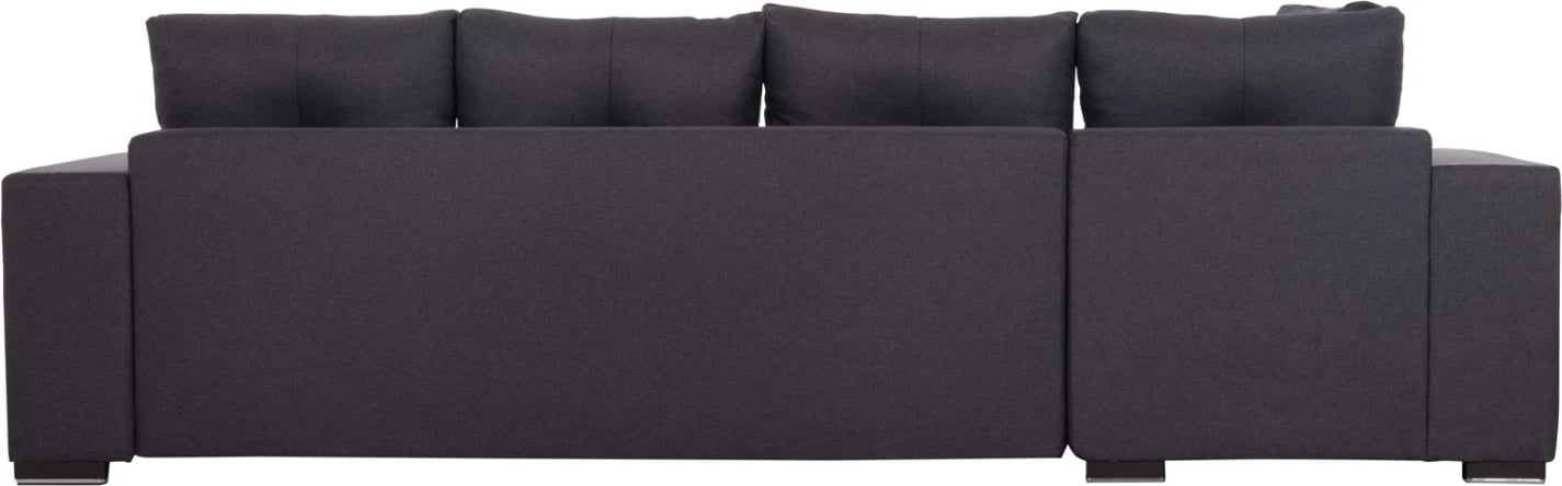 Kënd-sofë me hapësirë për magazinim, Trendston FH3302.01L, material gri, 298x177x95cm