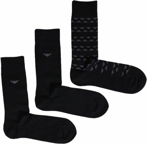 Çorape për meshkuj Emporio Armani, e zezë