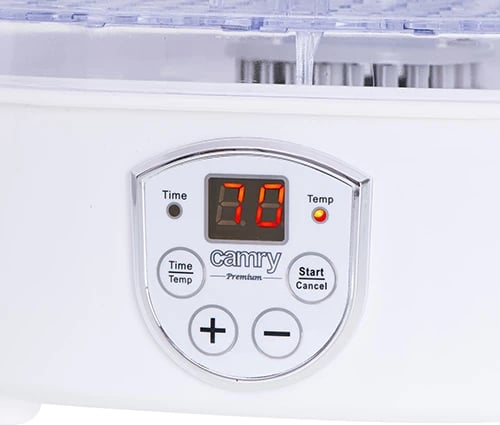 Dehidratues ushqimi, Adler CR 6659, 5 tabaka, 35–70°C, deri 70 orë, 240–550W, LCD