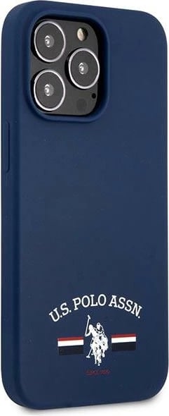 Mbështjellës U.S. Polo Assn. USHCP13XSFGV për iPhone 13 Pro Max 6.7", silikon, blu Mbështjellës U.S. Polo Assn. USHCP13XSFGV për iPhone 13 Pro Max 6.7", silikon, blu