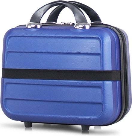 Çantë grimi Zoozie Bags, ngjyrë kaltër, 25x30x17cm, 13L
