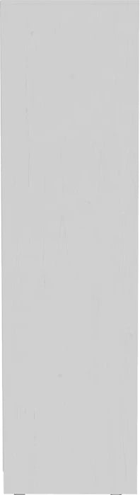 Dollap rrëshqitës me pasqyrë, ngjyrë e bardhë, 180x60x220cm