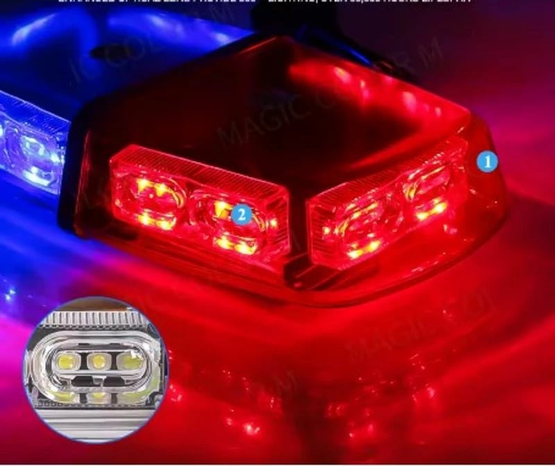 Rrotacion Lampe 12v Kalter Dhe Kuq