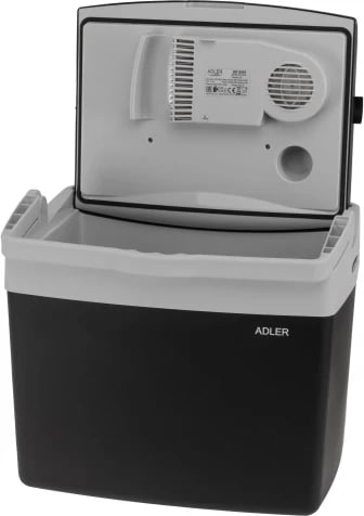 Ftohës‑ngrohës portativ, Adler, AD 8091, 25L, DC 12V & AC 230V, e zezë/gri