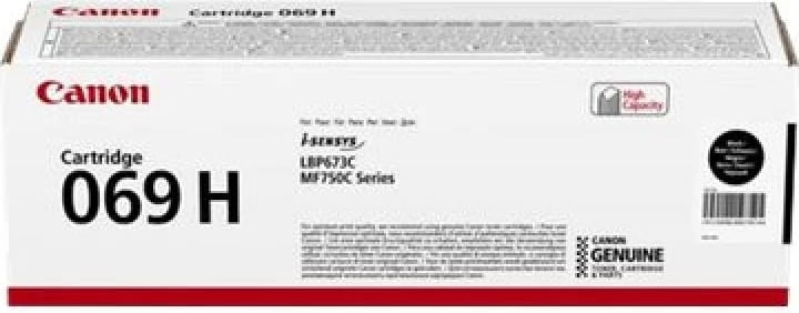 Toner, Canon 069H rendiment i lartë 5500-8800 faqe (5098C002/5098C004), i zi