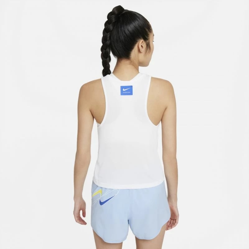 Maicë Nike Dri-FIT Retro për femra, e Bardhë