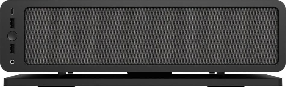 Kasë Fractal Design Ridge Black, Mini ITX, Tower Slim, 4x 2.5" drive, e zezë