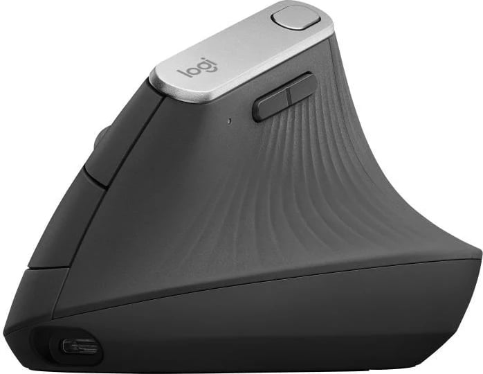 Maus Logitech MX Vertical 910-005448 wireless Bluetooth USB-C, zi/gri
