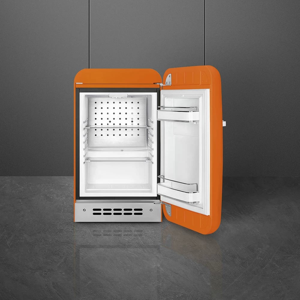 Frigorifer SMEG FAB10RBL5, 114 L, i portokalltë