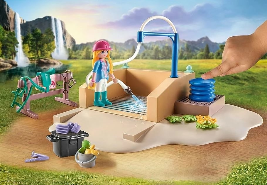 Set figurina Playmobil Horses of Waterfall 71354 me Isabella dhe kalin Lioness, 86 pjesë