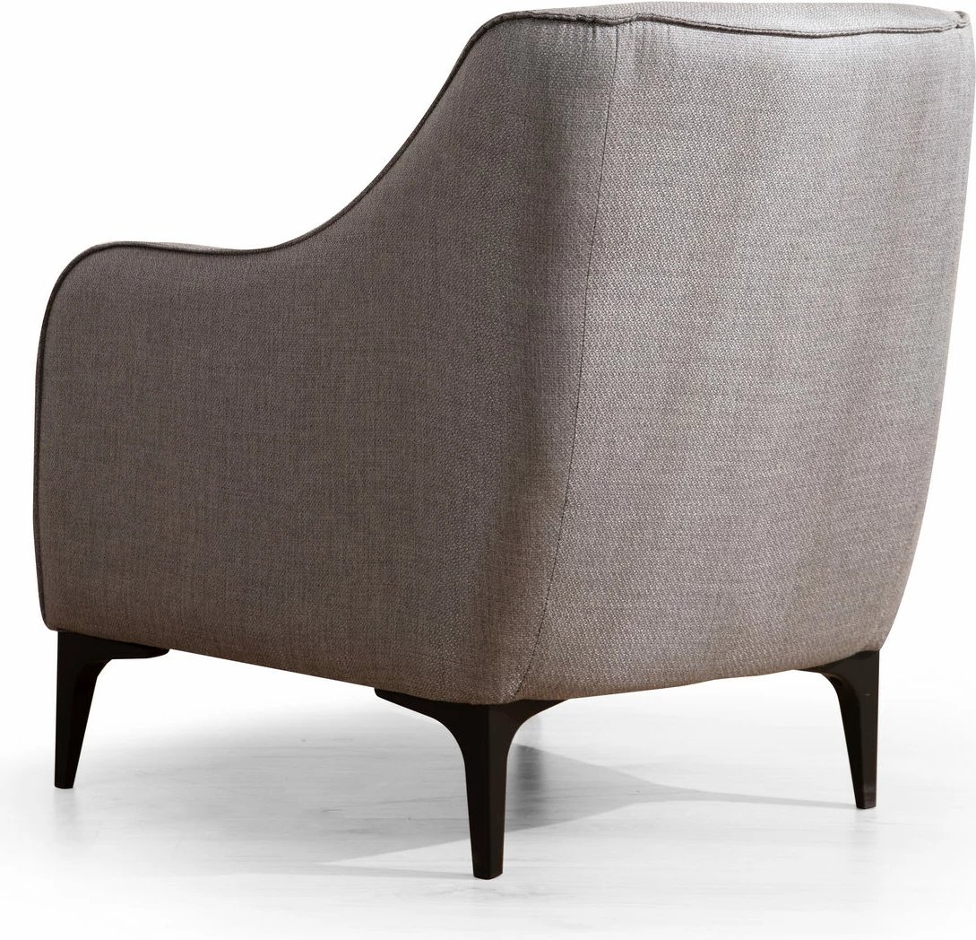 Karrige Wing Atelier del Sofa, Belissimo, ngjyrë gri