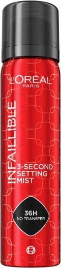 Spray fiksues për grim L'Oreal Paris Infallible 3-Second Setting Mist për femra 75ml