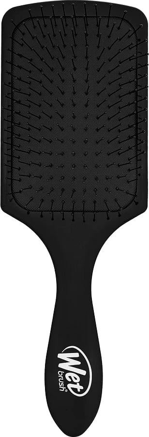 Furçë flokësh për femra Wet Brush Paddle Detangler e zezë, 1 copë