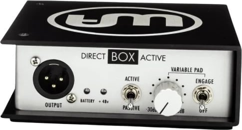 Direct Box Aktiv WARM AUDIO WA-DI-A, Alumini, i Zi dhe Bardhë