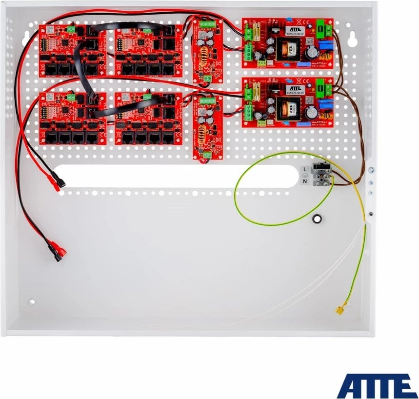 Switch Atte IPUPS-17-11-H për 17 kamera IP