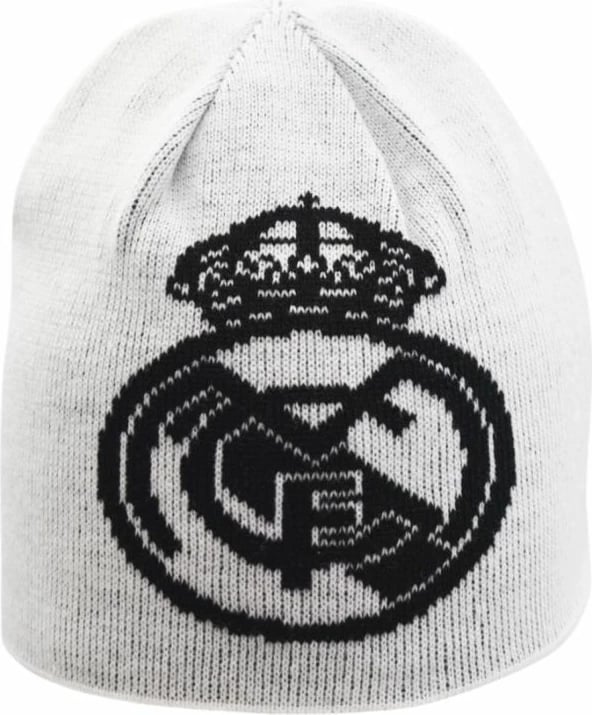 Kapelë reversible Real Madrid, unisex, bardhë/zezë