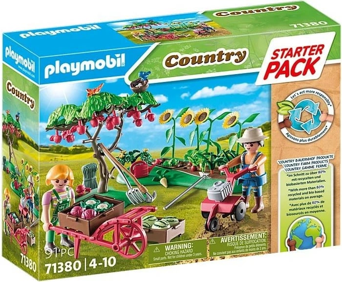 Set figurina Playmobil Country 71380 Starter Pack, 91 pjesë