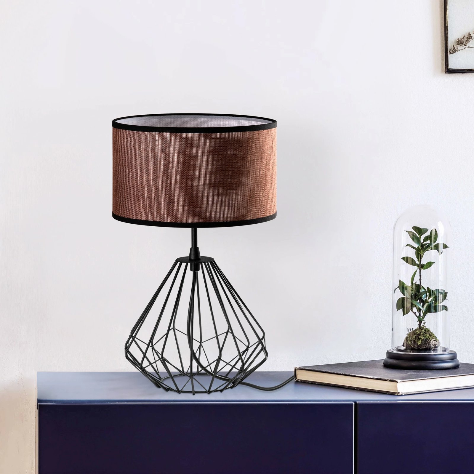 Set llamba tavoline Opviq, Diamond, 2 copë, S-708, ngjyrë e zezë