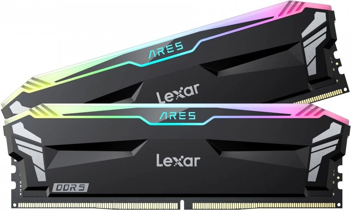RAM Memorje Lexar ARES RGB DDR5, 32GB (2x16GB), 7200 MHz, CL34, e zezë