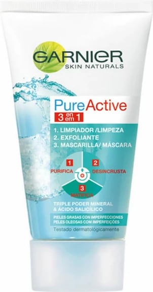Xhel pastrues fytyre Garnier Active 3 në 1 unisex 150ml