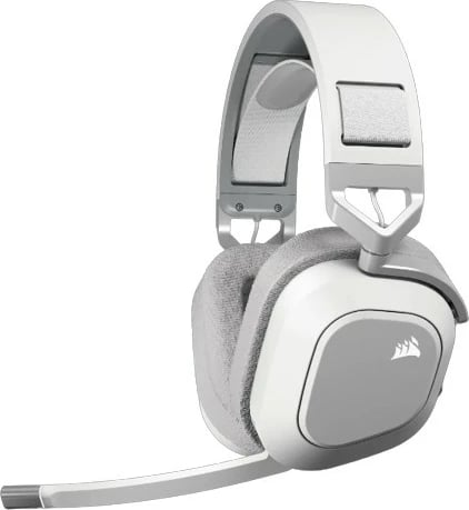 Kufje gaming Corsair HS80 MAX Wireless, Dolby Atmos, 24h, e bardhë