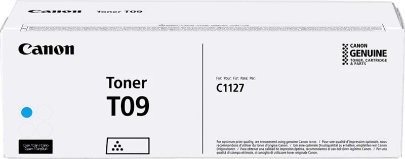 Toner Canon T09 3019C006 rendiment 5900 faqe cyan