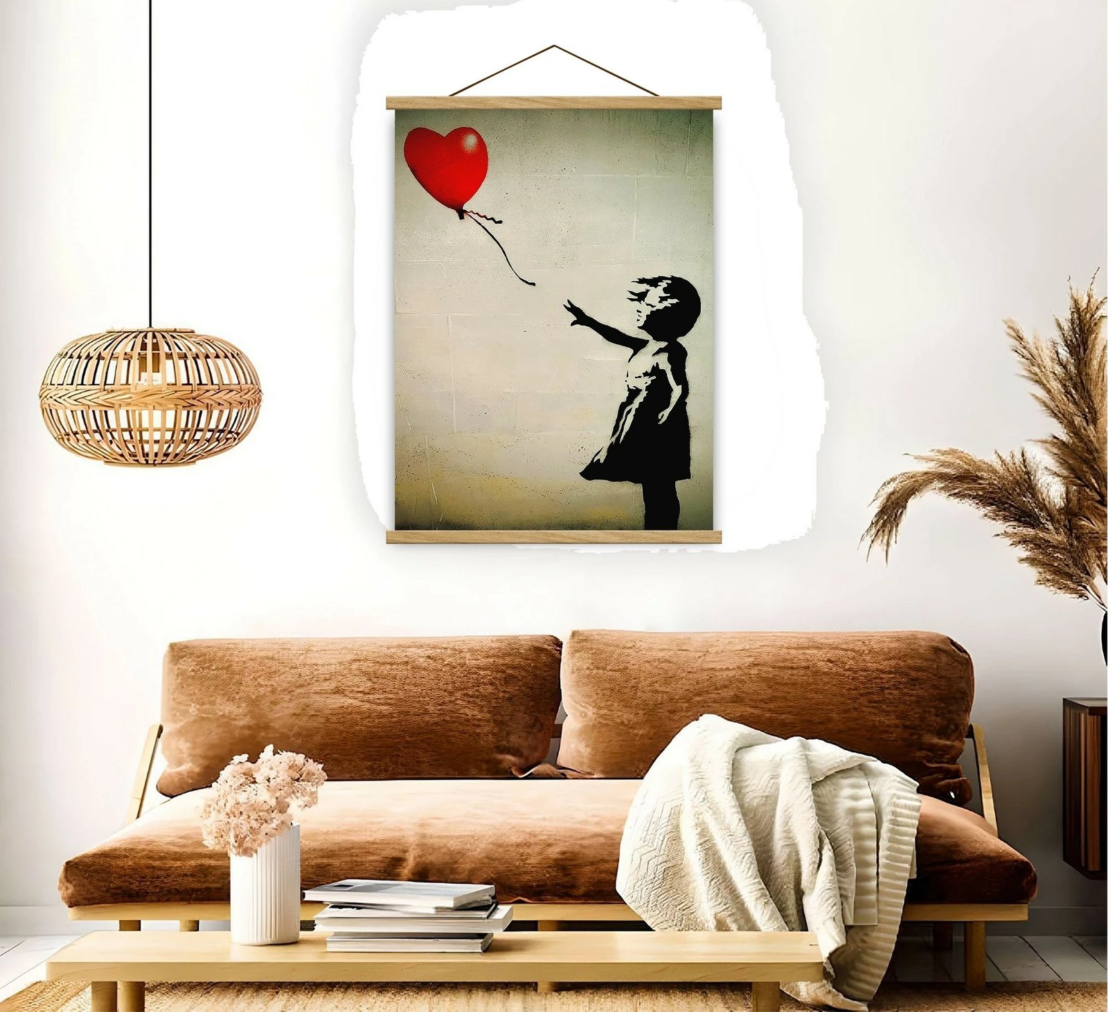 Pikturë dekorative me kornizë, shumëngjyrëshe, MRG50, 50x70cm