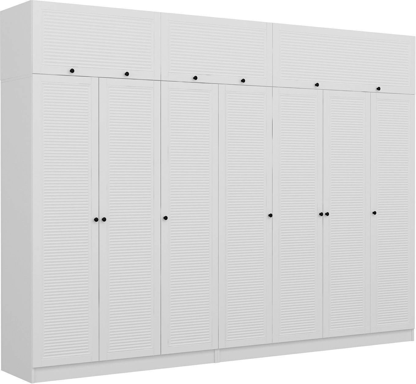 Dollap i bardhë për rroba, Skye Decor Minar Kale - 8406, 315x235x52cm