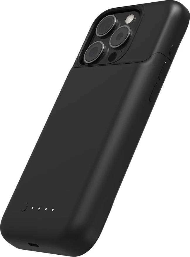 Mbështjellës me powerbank për iPhone 15, i zi